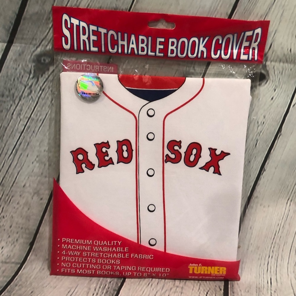 MLB Boston Red Sox stretchable book cover protector gift
